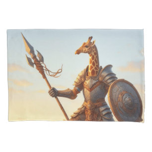 Giraffe-Krieger Kissenbezug