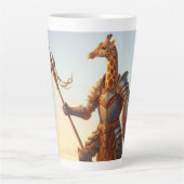 Giraffe-Krieger Milchtasse (Vorderseite)
