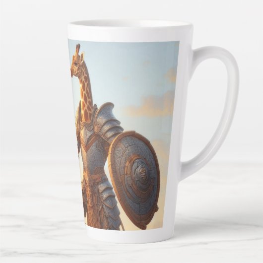 Giraffe-Krieger Milchtasse (Rechts)