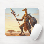 Giraffe-Krieger Mousepad (Mit Mouse)