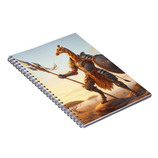 Giraffe-Krieger Notizblock (Rechte Seite)