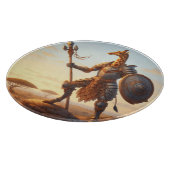 Giraffe-Krieger Schneidebrett (Ecke)