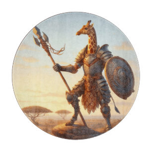 Giraffe-Krieger Schneidebrett