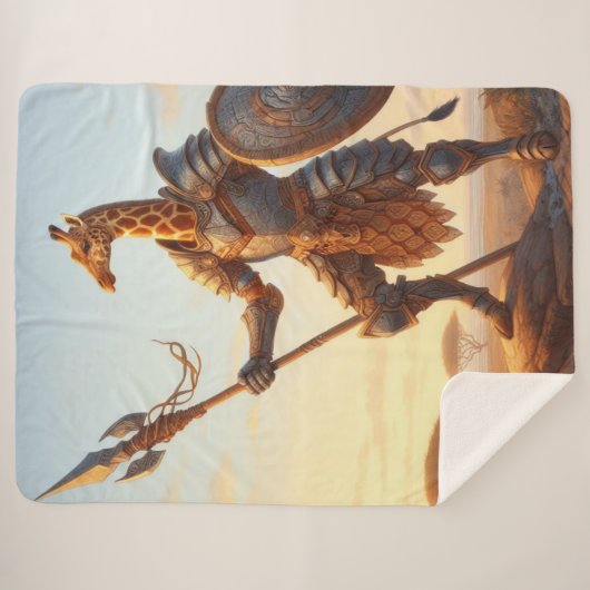Giraffe-Krieger Sherpadecke (Vorderseite (Horizontal))