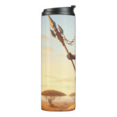 Giraffe-Krieger Thermosbecher (Nach links gedreht)