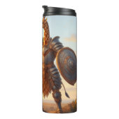 Giraffe-Krieger Thermosbecher (Nach rechts gedreht)