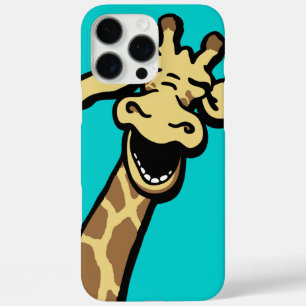 Giraffe lachend Grafik aqua aquamarin iPhone 6 Fal 16 Pro Max Hülle