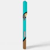 Giraffe lachend Grafik aqua aquamarin iPhone 6 Fal Case-Mate iPhone Hülle (Rückseite / Rechts)