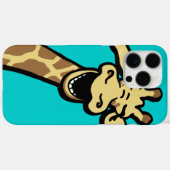 Giraffe lachend Grafik aqua aquamarin iPhone 6 Fal Case-Mate iPhone Hülle (Rückseite (Horizontal))