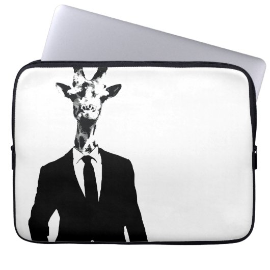 Giraffe Laptop Cover (Vorderseite)