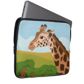 Giraffe Laptopschutzhülle (Vorne Rechts)