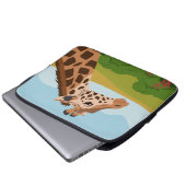 Giraffe Laptopschutzhülle (Vorne Knopf)