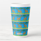 Giraffe - Latte Tasse (Vorderseite)