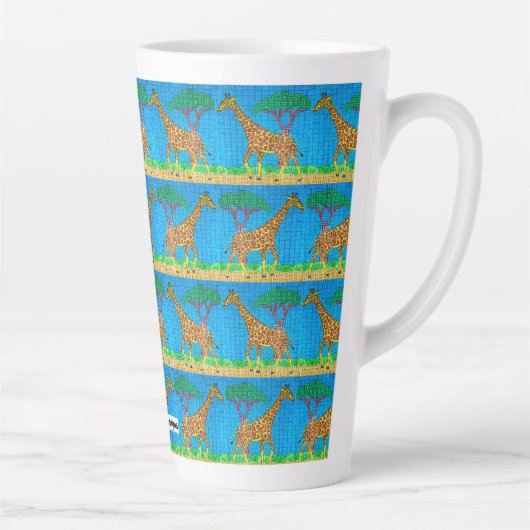 Giraffe - Latte Tasse (Rechts)