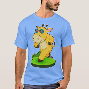 Giraffe Laufbrille  T-Shirt