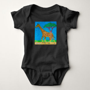 Giraffe (lebendig) - Babys Bodysuit Baby Strampler