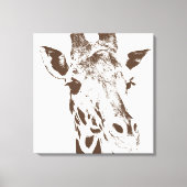 Giraffe Leinwanddruck (Vorderseite)