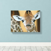 Giraffe Leinwanddruck (Insitu (Holzboden))