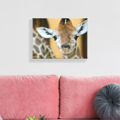 Giraffe Leinwanddruck (Insitu (Wohnzimmer))