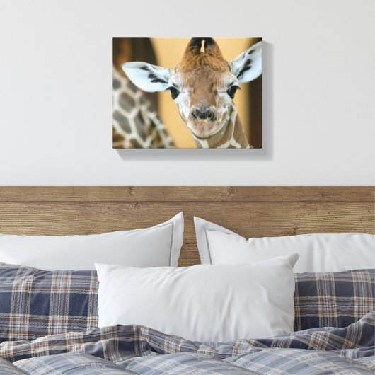 Giraffe Leinwanddruck (Insitu (Schlafzimmer))