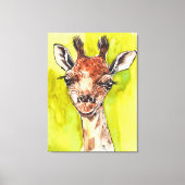 Giraffe Leinwanddruck (Vorderseite)