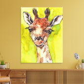 Giraffe Leinwanddruck (Insitu (Wohnzimmer))