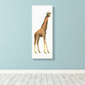 Giraffe Leinwanddruck (Insitu (Holzboden))