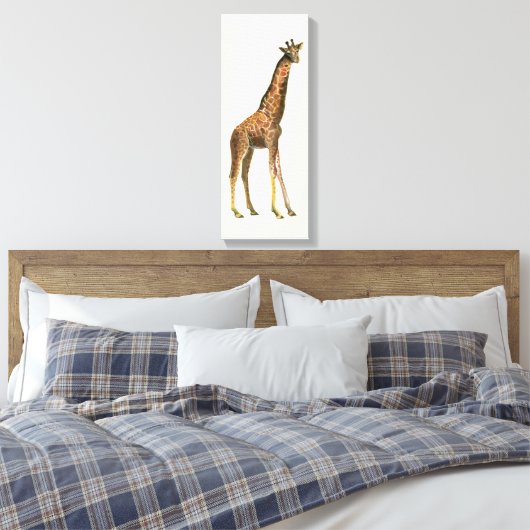 Giraffe Leinwanddruck (Insitu (Schlafzimmer))