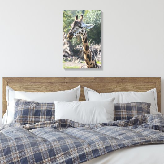 Giraffe Leinwanddruck (Insitu (Schlafzimmer))
