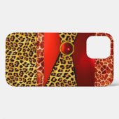 GIRAFFE LEOPARD HAUT ROTE RUBY GEMSTONE Case-Mate iPhone HÜLLE (Rückseite (Horizontal))