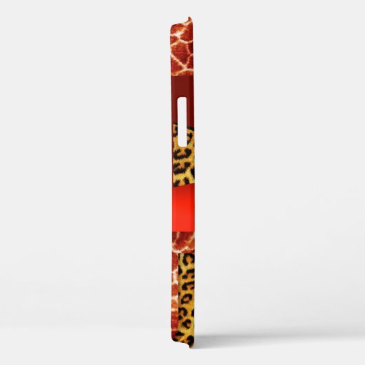 GIRAFFE LEOPARD HAUT ROTE RUBY GEMSTONE Case-Mate iPhone HÜLLE (Rückseite / Rechts)