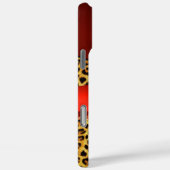 GIRAFFE LEOPARD HAUT ROTE RUBY GEMSTONE Case-Mate iPhone HÜLLE (Rückseite / Rechts)
