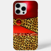 GIRAFFE LEOPARD HAUT ROTE RUBY GEMSTONE Case-Mate iPhone HÜLLE (Rückseite)