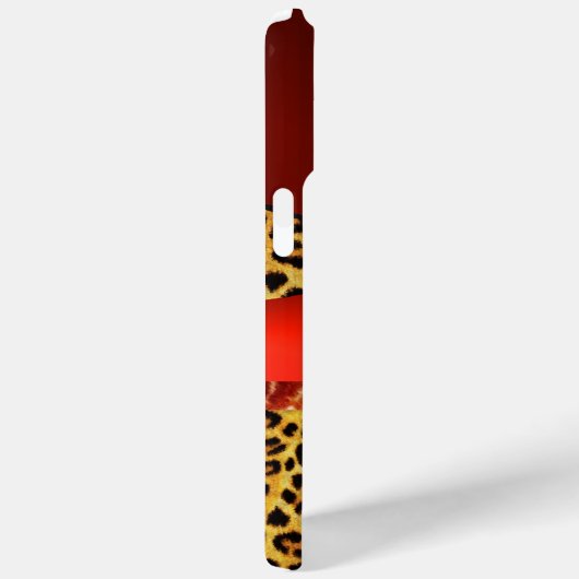 GIRAFFE LEOPARD HAUT ROTE RUBY GEMSTONE Case-Mate iPhone HÜLLE (Rückseite / Rechts)