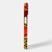 GIRAFFE LEOPARD HAUT ROTE RUBY GEMSTONE Case-Mate iPhone HÜLLE (Rückseite / Rechts)