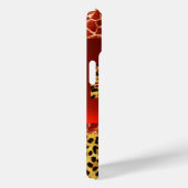 GIRAFFE LEOPARD HAUTBOW, ROT RUBY GEMSTONE Case-Mate iPhone HÜLLE (Rückseite / Rechts)