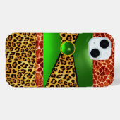 GIRAFFE LEOPARD SKIN GREEN EMERALD GEM Case-Mate iPhone HÜLLE (Rückseite (Horizontal))
