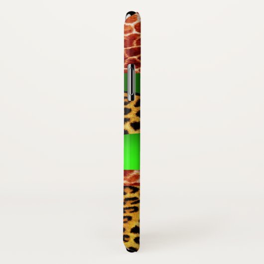 GIRAFFE LEOPARD SKIN GREEN EMERALD GEM Case-Mate iPhone HÜLLE (Hinten/Rechts)