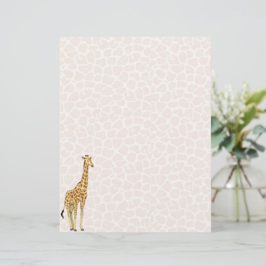 Giraffe Letterhead (Stehend Vorderseite)