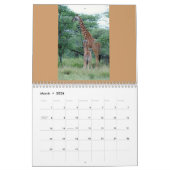 Giraffe-Liebe 2014 Kalender (Mär 2026)
