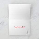 Giraffe Liebe HerzValentinenkarte Feiertagskarte (Innenseite)