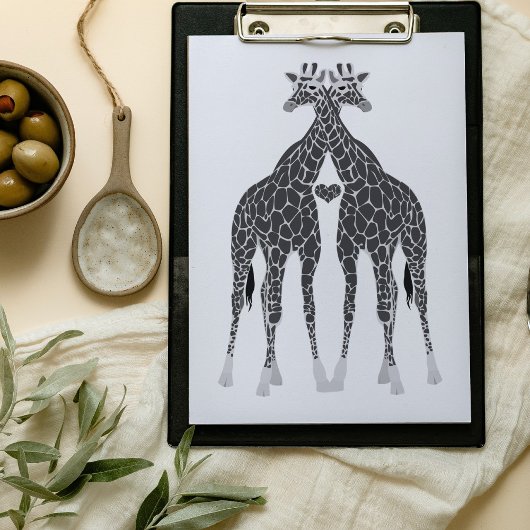 Giraffe Liebe Hochzeitseinladung Einladung