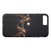 Giraffe Liebe im Mondschein, Case-Mate iPhone Hülle (Rückseite (Horizontal))