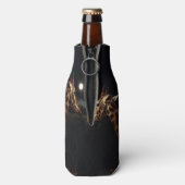 Giraffe Liebe im Mondschein, Flaschenkühler (Flasche Rückseite)