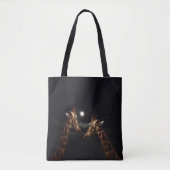 Giraffe Liebe im Mondschein, Tasche (Vorderseite)