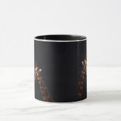 Giraffe Liebe im Mondschein, Tasse (Zentrum)