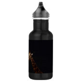 Giraffe Liebe im Mondschein, Trinkflasche (Rechts)