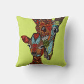 Giraffe-Liebe Kissen (Rückseite)