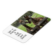 Giraffe Liebe... Magnet (Linke Seite)