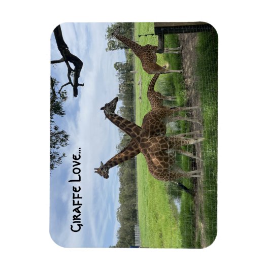 Giraffe Liebe...Magnet Magnet (Vertikal)